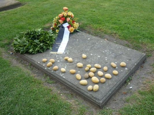 Das Grab von Friedrich des Großen - auch "Kartoffelkönig" genannt